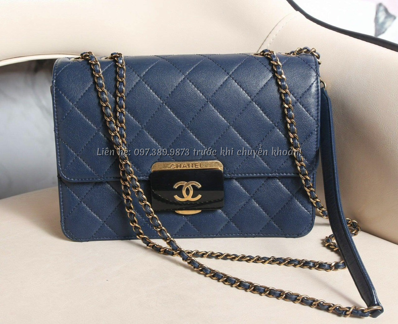 Ảnh TÚI XÁCH CHANEL XANH NAVY