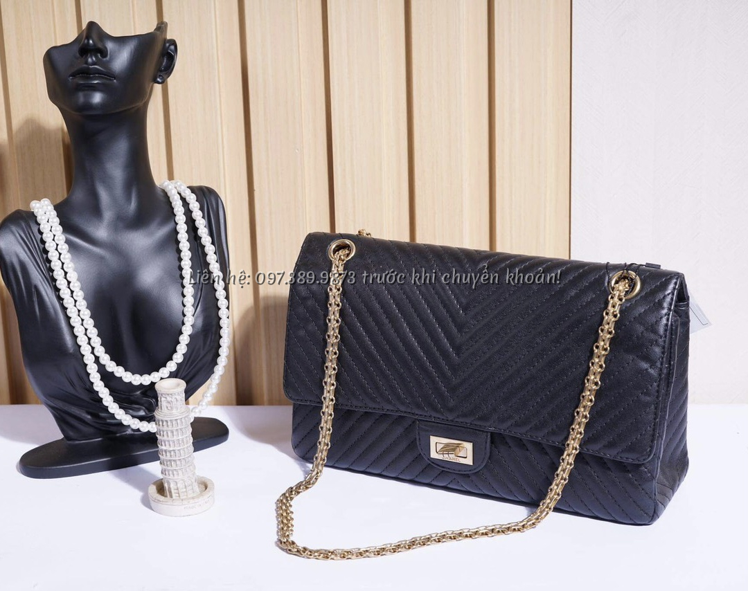 Ảnh TÚI XÁCH CHANEL REISSUE ĐEN