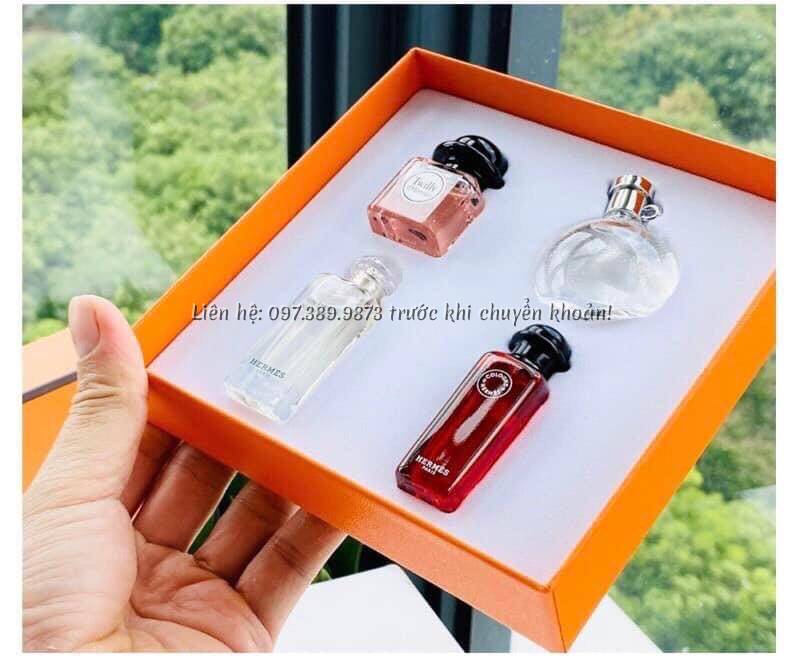 Ảnh Set Nước Hoa Nữ Mini Hermès Miniature For Women 4 Mùi 